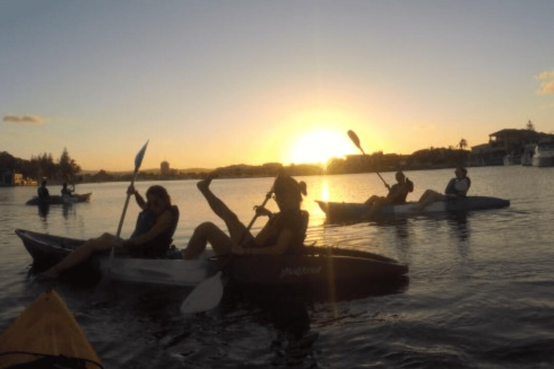 Kayaking, Together Under the Sunset - Gift Voucher or Instant Booking - Surfers Paradise QLD