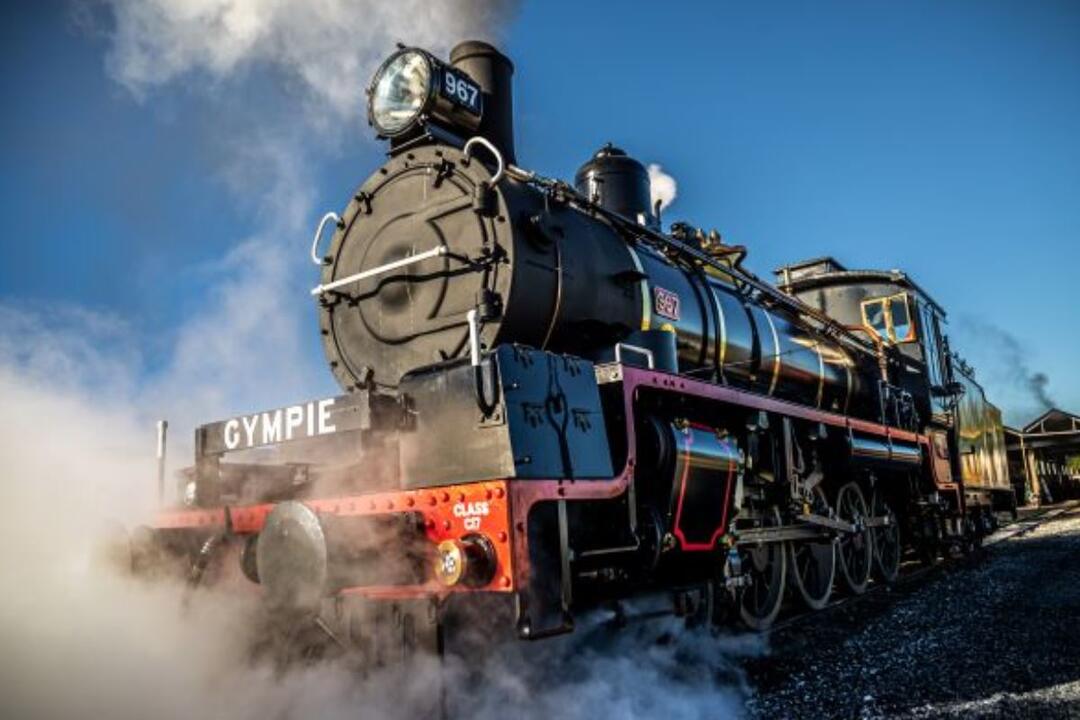 Classic Steam Train Rattler Run Gympie QLD