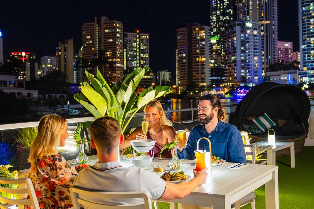 Gold Coast Dinner Cruise with Outside Seating - Gift Voucher or Instant Booking - Main Beach QLD