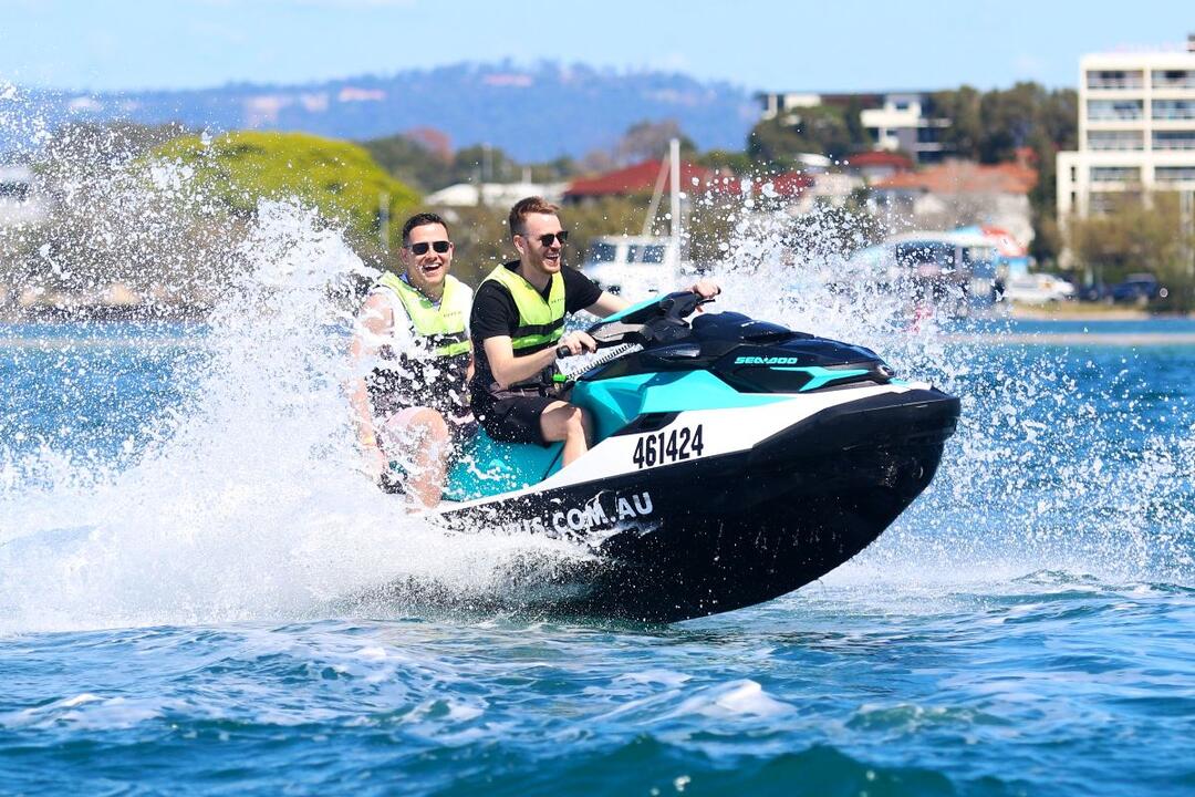 Gold Coast Jet Ski Safari, 1.5 hours - Gift Voucher or Instant Booking - Main Beach QLD