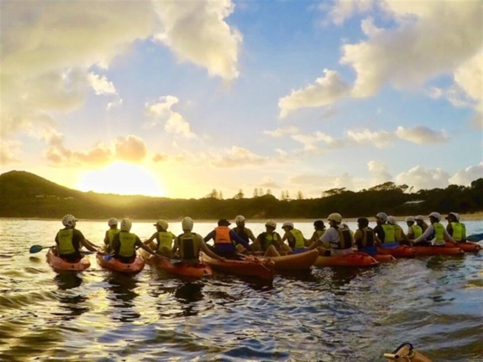 Exclusive Sunrise Sea Kayak Tour Byron Bay NSW