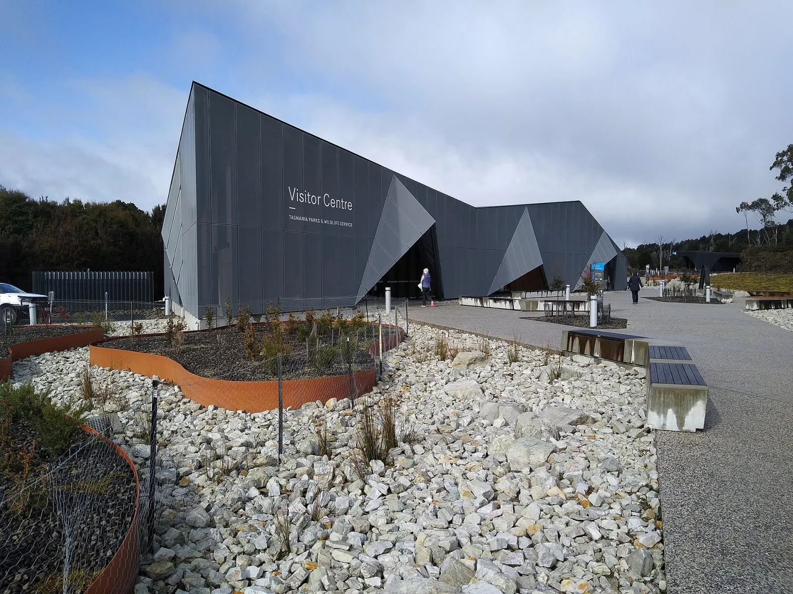 Cradle Mountain Visitor Centre, Cradle Mountain-Lake St Clair National Park, Tasmania, Australia.