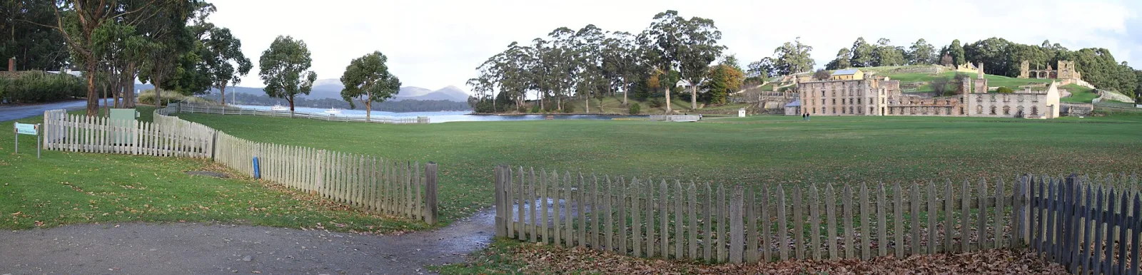 Port Arthur historic site, Tasmania, Australia (panorama), May 2011 (Tony Rees photograph)