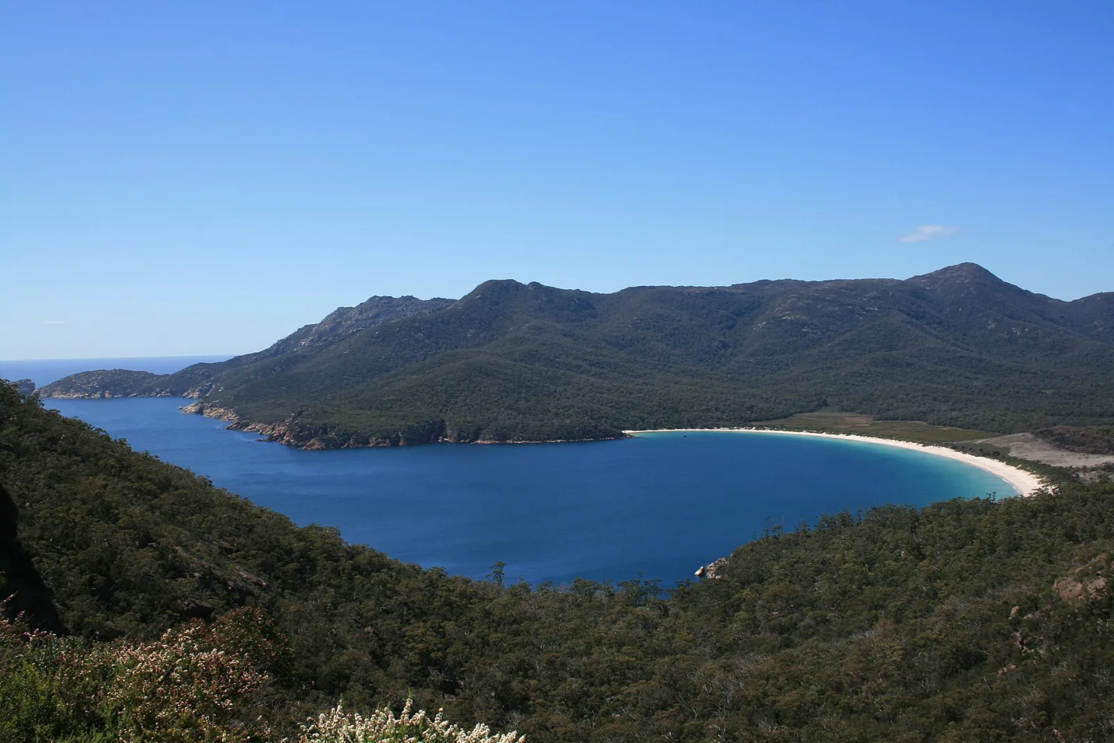 Wineglass bay, Freycinet National Park, Tasmania, Australia