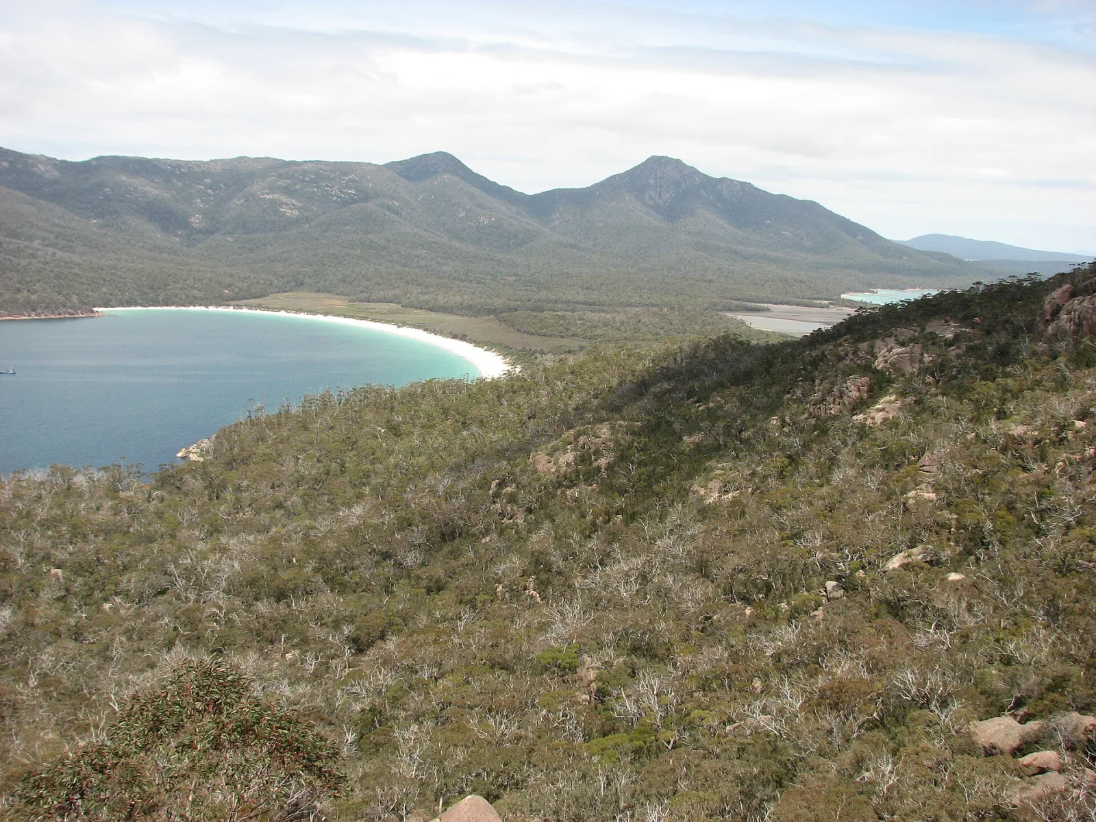 Wineglass Bay, Freycinet National Park, Tasmania, Australia.